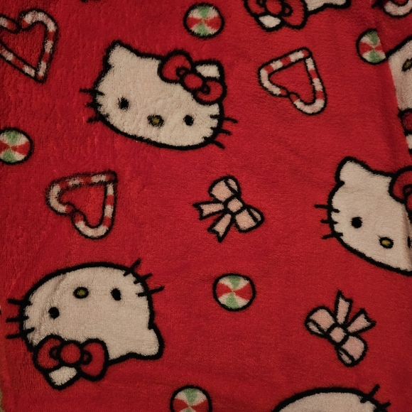 Hello Kitty Christmas Pajama Pants Size S L Hello kitty pajamas plush - Picture 2 of 3
